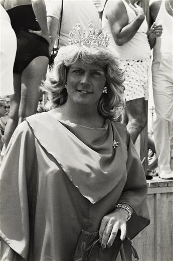 SUZANNE POLI (1942 - ) A collection of 11 photographs featuring drag queens from the 1985 Miss Fire Island pageant, held in Cherry Grov